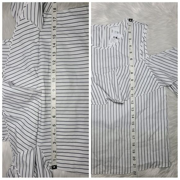 Club Monaco|Pallatona Striped Cold Shoulder Top, SMALL - Picture 6 of 7